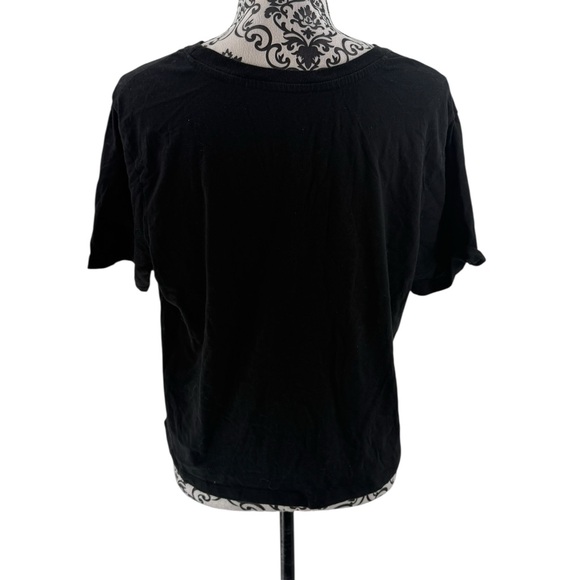 Zoe + Liv Black Skeleton Hand Rock Graphic Tee, Women’s XL, Edgy Punk Goth Style - Picture 6 of 10